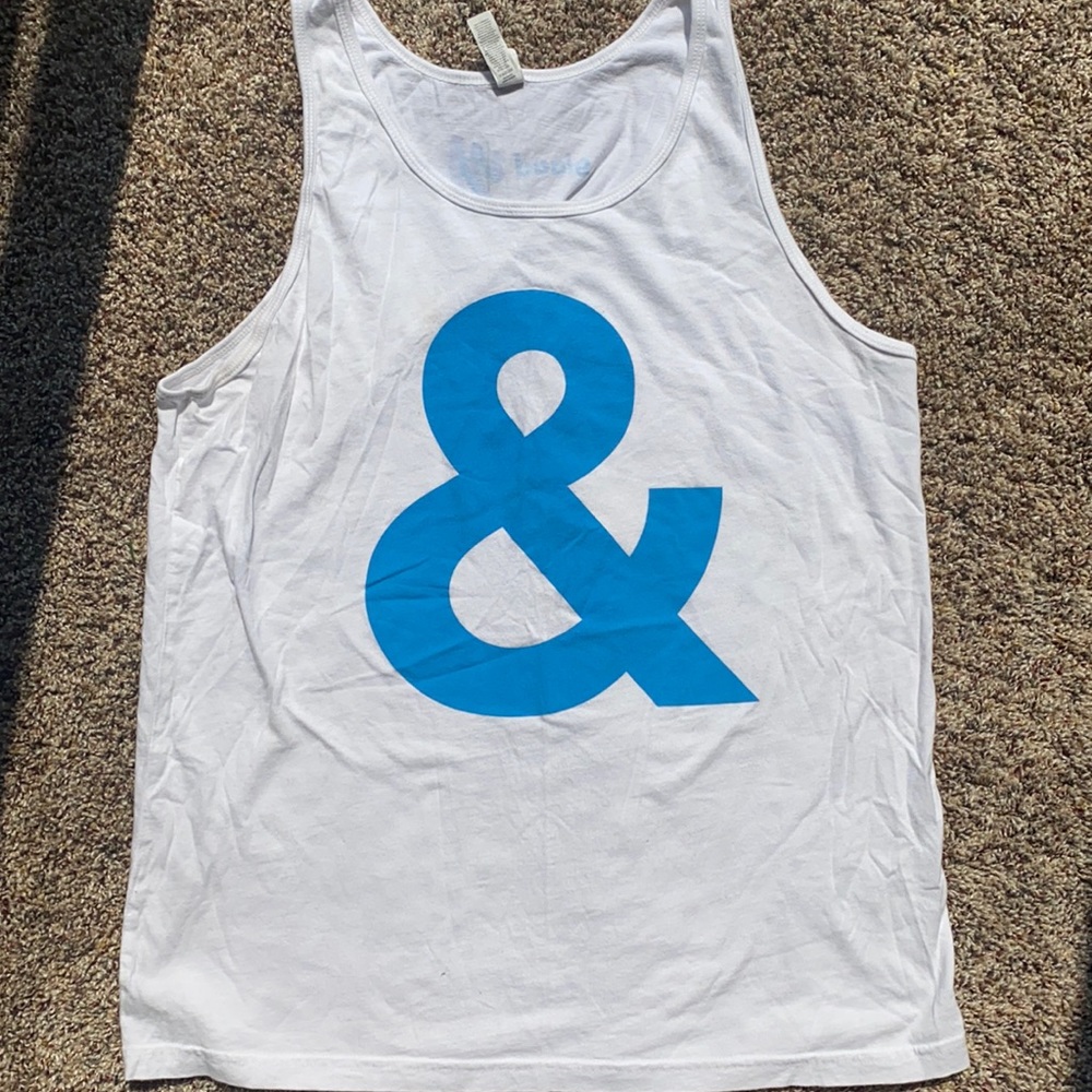 Bella Canvas. Ampersand Tank. Size medium.